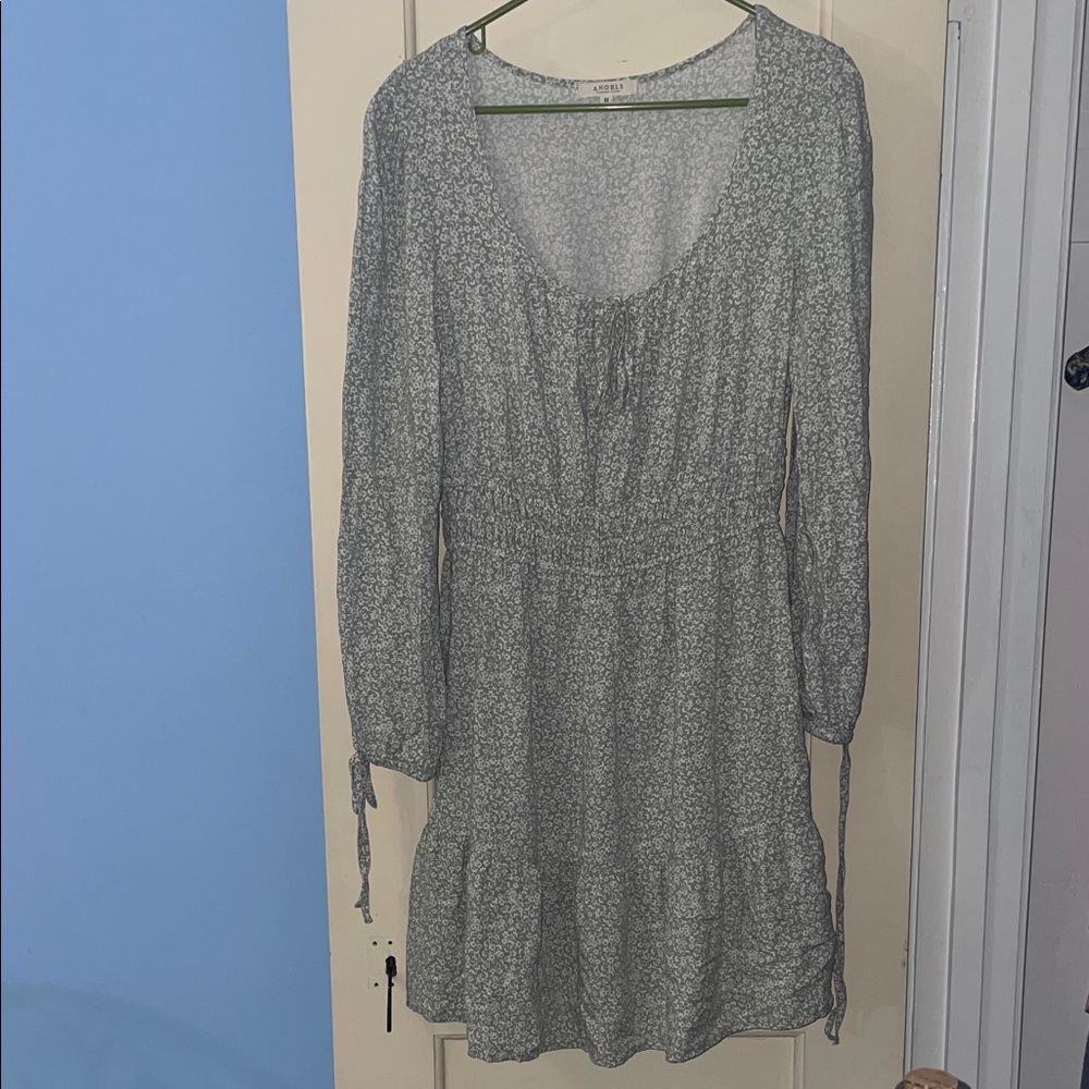 Ganni Floral Long Sleeve Dress